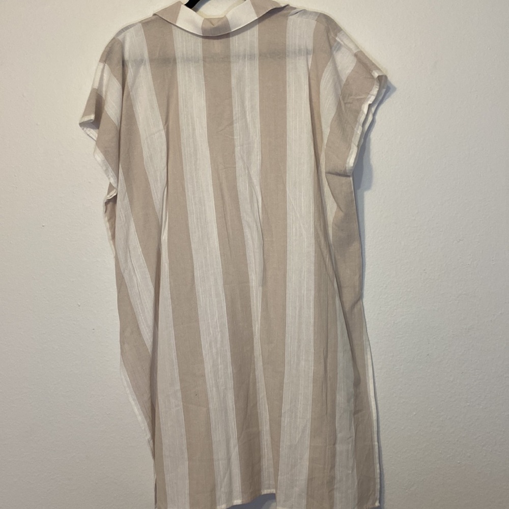 Universal Thread Striped Sheer Tunic / Bathing Su… - image 4